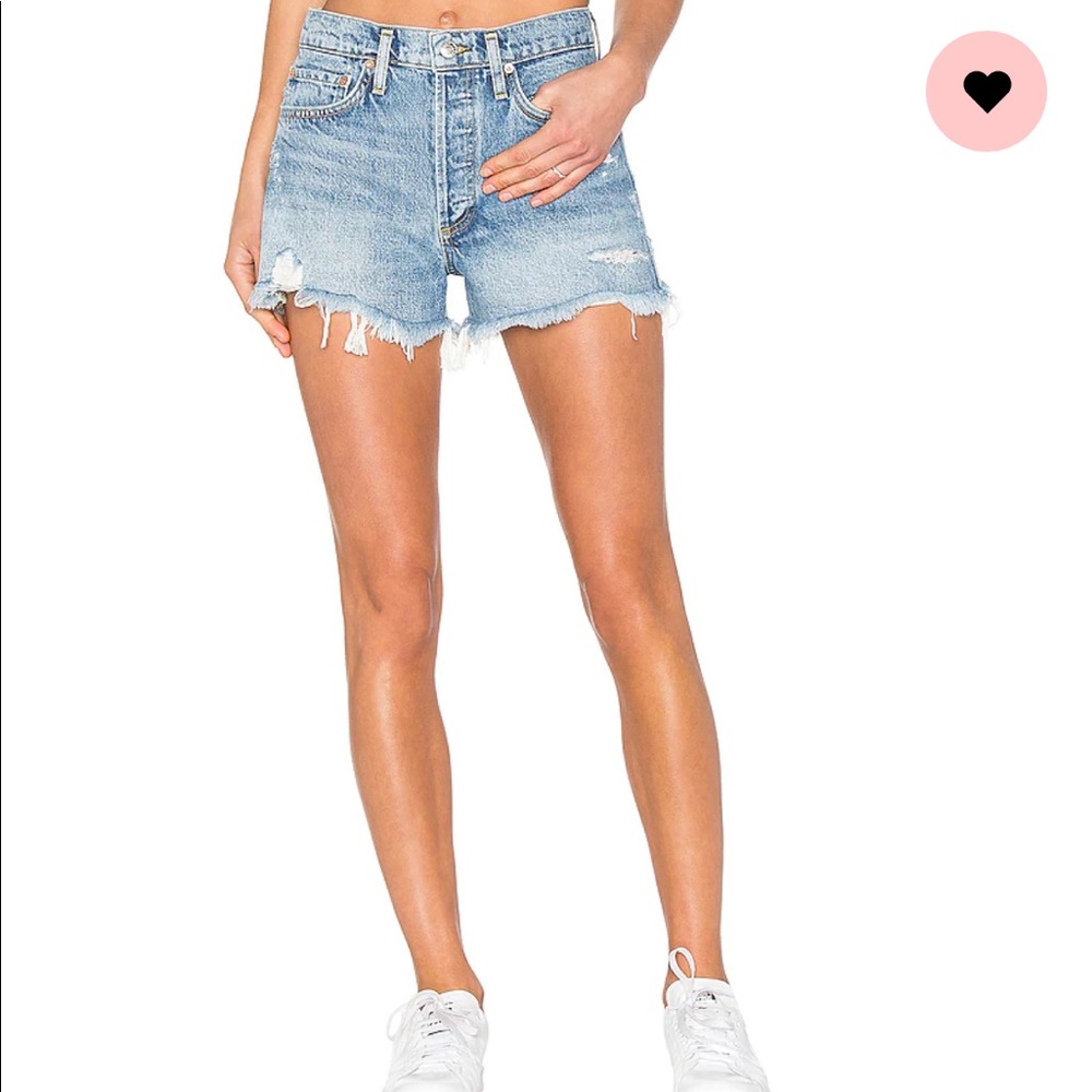 Agolde Parker Vintage Cut Off Short in Swapmeet